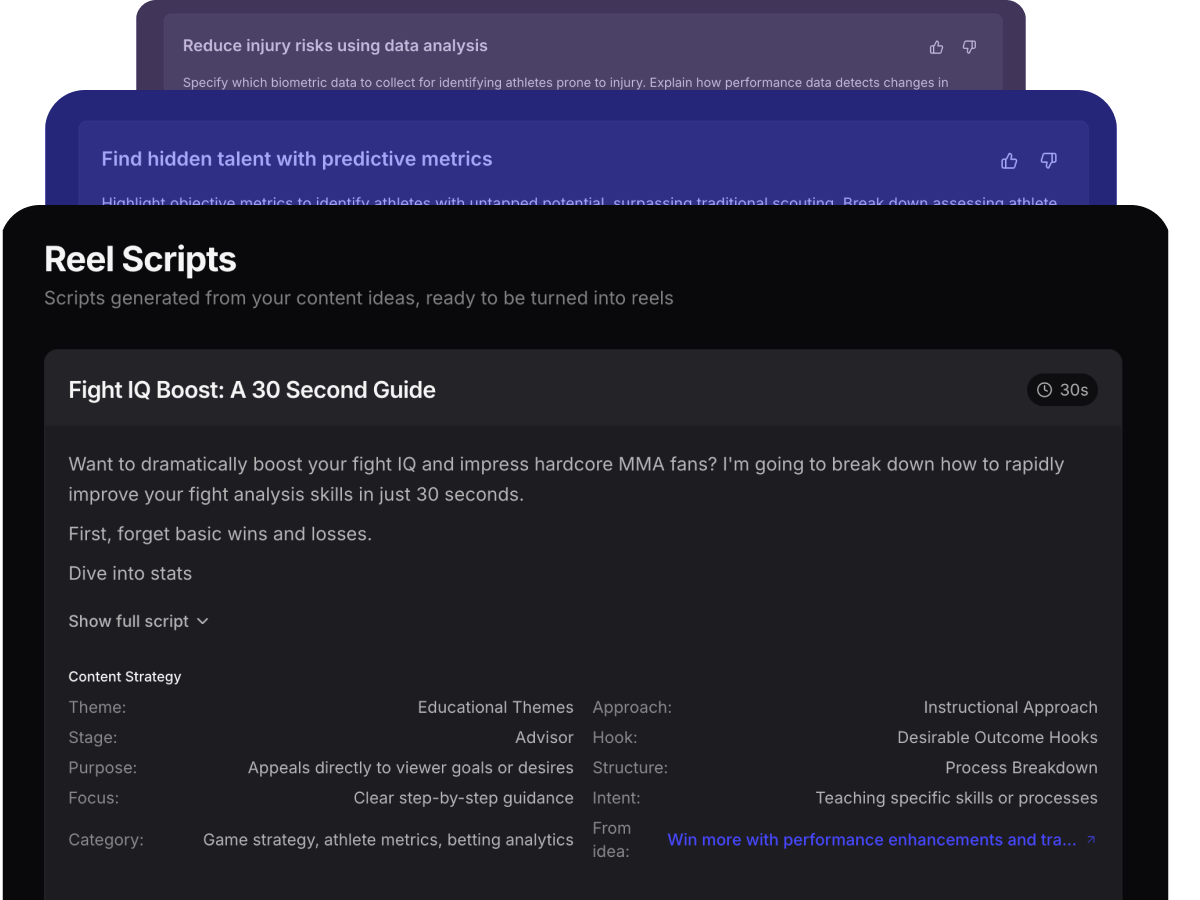 Feature: Idea & Script Generation