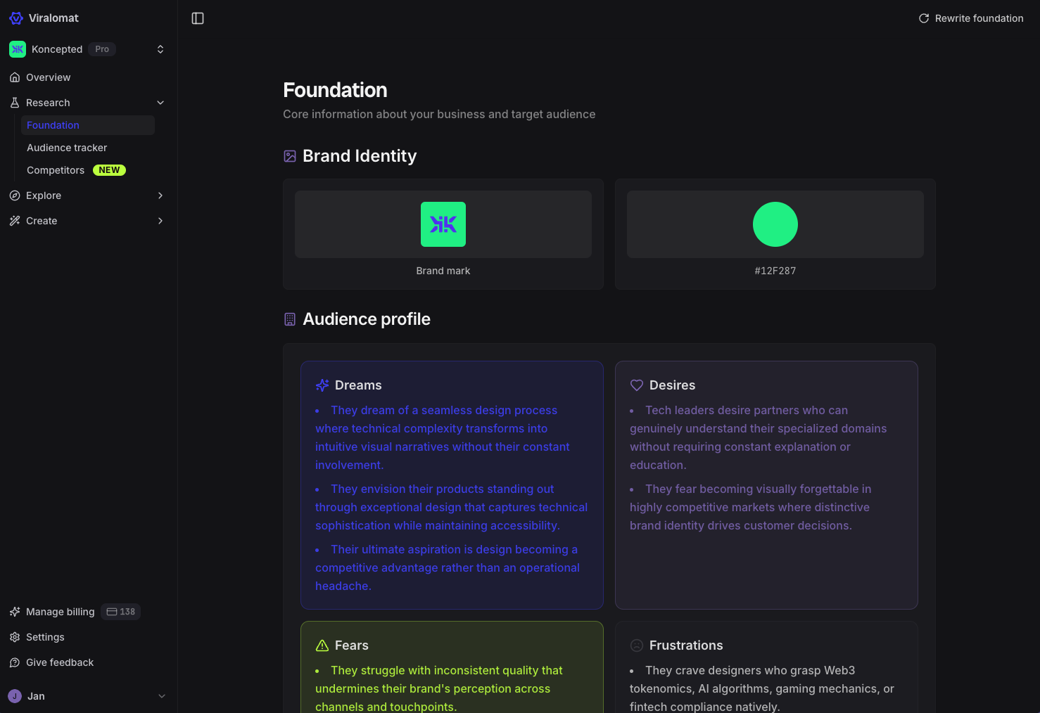 Audience Research Insights