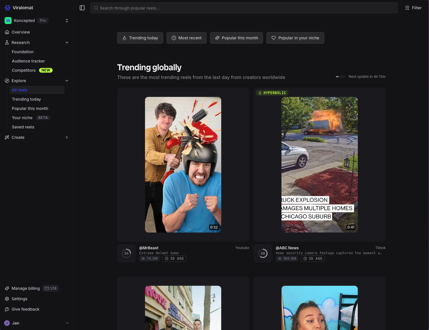 Explore Trends Library