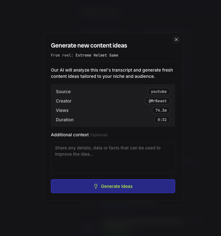 Trend Monitoring Screenshot