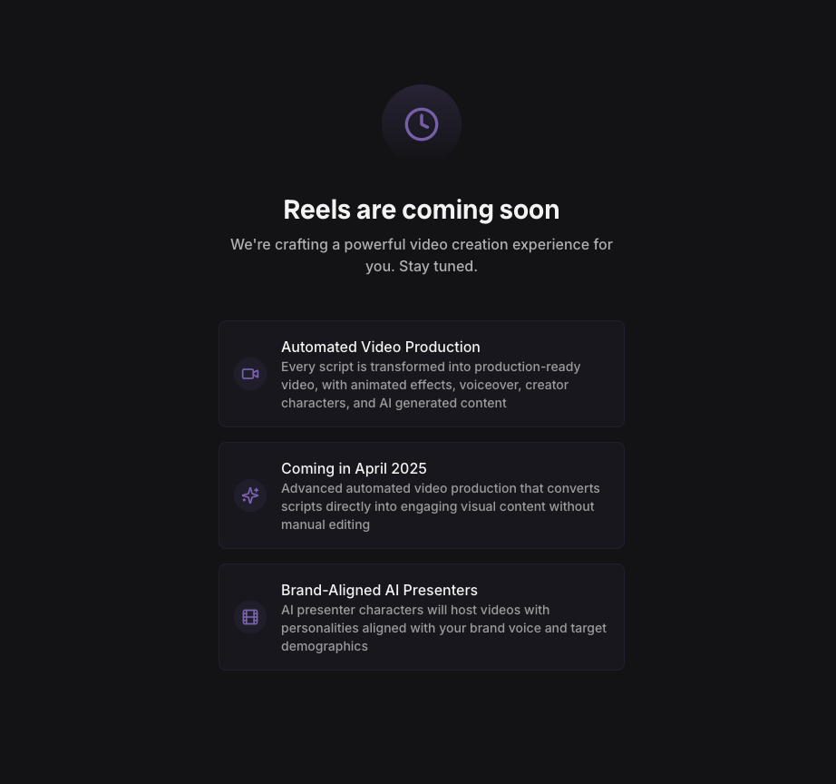 Automated Video Production Coming Soon